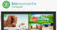 Desktop Screenshot of bioresonantie-curacao.com